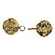 Cope clasp with embossed Greek cross and IHS, old gold finish, nickel free, no chain s2