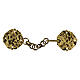 Cope clasp in Antique gold IHS Greek cross with chain s2