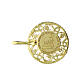 Cope clasps of 2025 Jubilee, gold plated 925 silver filigree, simple logo s2