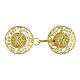 Cope clasps of 2025 Jubilee, gold plated 925 silver filigree, simple logo s3