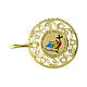 Cope clasps of 2025 Jubilee, gold plated 925 silver filigree, enamelled logo s2