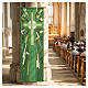 Slabbinck banner with green cross and geometric pattern, 120x40 in s2