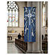 Slabbinck Blue Cross Geometric Patterns Banner, 300x100 cm s2