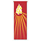 Set banner Slabbinck rosso colomba spirito santo e sette doni 300x100 cm s2