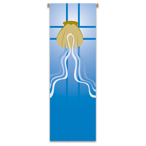 Banner Slabbinck blu sacramento del Battesimo 300x100 cm 1
