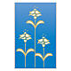 Banner von Slabbinck – Blau, mit marianischen Symbolen, 300 × 100 cm s3