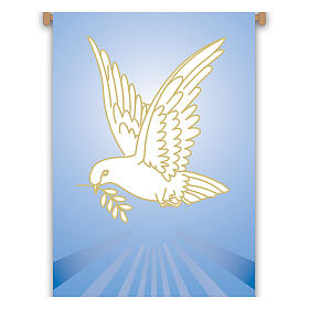 Banner Slabbinck blu colomba della pace 300x100 cm
