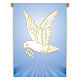 Estandarte Slabbinck azul com pomba da paz 300x100 cm s2