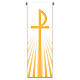 Set banner Slabbinck gialli monogramma Cristo e agnello di Dio 300x100 cm s2