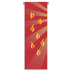 Set banner Slabbinck rossi pentecoste e spirito santo 300x100 cm