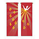 Slabbinck Red Banner Set Pentecost and Holy Spirit 300x100 cm s1