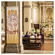 Banner von Slabbinck – Gelb, mit Darstellung des Letzten Abendmahls, 300 × 100 cm s2