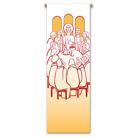 Baner Slabbinck żółty, Ostatnia Wieczerza, 300x100 cm