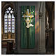 Slabbinck Green Banner with Chalice and Hosts, 300x100 cm s2