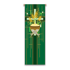 Slabbinck Green Bread and Fish Banner, 300x100 cm