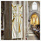 Banner von Slabbinck – Weiß, Christogramm, 300 × 100 cm s2