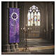 Slabbinck Banner Purple with Crown of Thorns, 300x100 cm s2