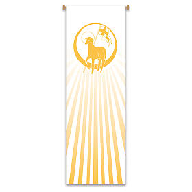 Banner Slabbinck giallo Agnello Pasquale 300x100 cm