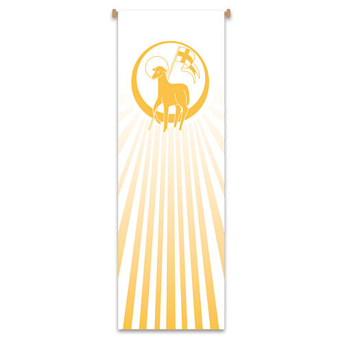 Banner Slabbinck giallo Agnello Pasquale 300x100 cm 1