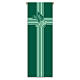 Slabbinck Green Cross Banner with Grapes and Wheat Spikes, 300x100 cm s1