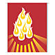 Banner Slabbinck rosso e giallo sette doni dello spirito santo 300x100 cm s2