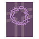 Banner Slabbinck viola croce e corona di spine 300x100 cm s2