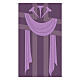 Slabbinck purple banner with cross, shroud, and nails, 120x40 in s2