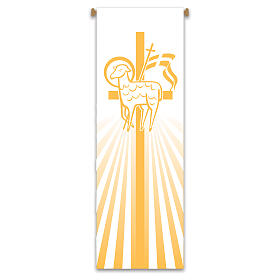 Banner Slabbinck giallo Agnello di Dio 300x100 cm
