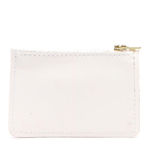 STOCK Rosary case in white leather Jubilee of Mercy, zipper | online ...