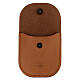 Single decade rosary holder in brown leather, Monks of Bethlèem s2