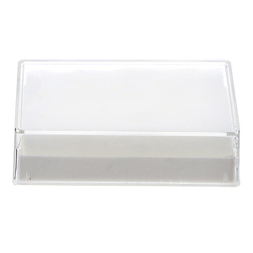 Rectangular rosary case with cotton wool for 6-7 mm beads 1