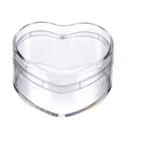 Portarosario cuore plastica