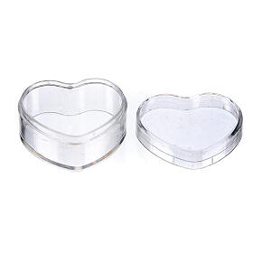 Portarosario cuore plastica