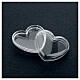 Rosary holder heart box 3-4 mm beads s3