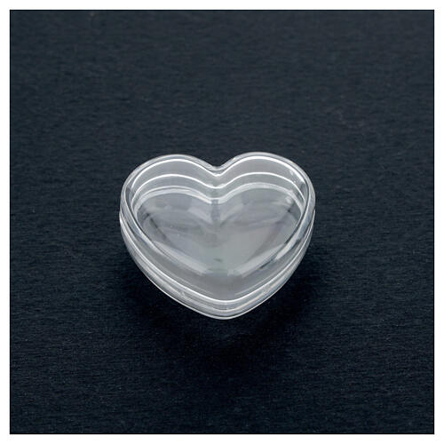 Caja corazón para rosario granos 3-4 mm 2