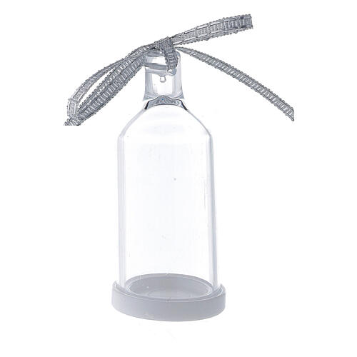 Rosary holder bottle with ribbon 3 mm beads 5