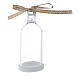 Rosary holder bottle with ribbon 3 mm beads s6