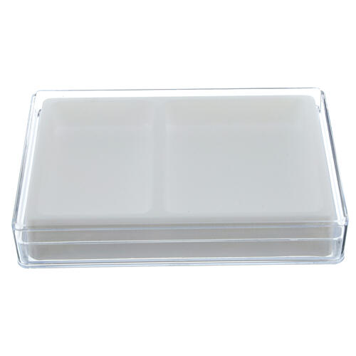 Boîte pour chapelet deux compartiments rectangulaire 1