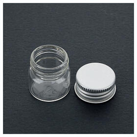 Gläschen für Rosenkranz, für Perlendurchmesser 3-4 mm