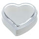 Heart rosary case, white for 4 mm beads.Made in Italy s1