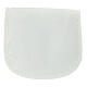 Rosary pouch in white faux leather 10x10 cm s2