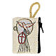 Fabric rosary clutch, Confirmation, 5x7 cm s1