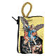 Rosary pouch, St Michael the Archangel cloth 4x5 cm s2