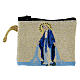Rosary clutch of Our Lady of Miraculous Medal, fabric, 7x7 cm s1