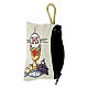 Rosary clutch of Holy Communion, fabric, 7x7 cm s3
