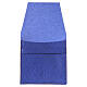Custodia per rosario pelle liscia blu 9x8 cm s4