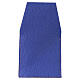 Blue smooth leather rosary case, 9x8 cm s5