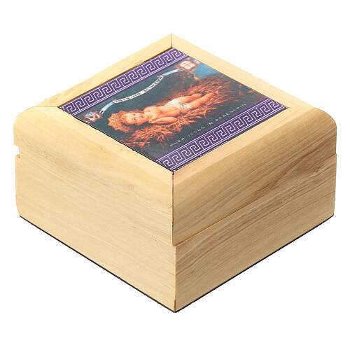 Portarosario caja Olivo Jesus Niño 2