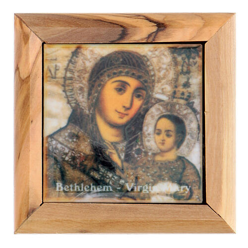 Rosary case made of olive wood, Jerusalem 1
