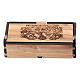 Etui pour chapelet bois d'olivier Bethléem, nativité s4